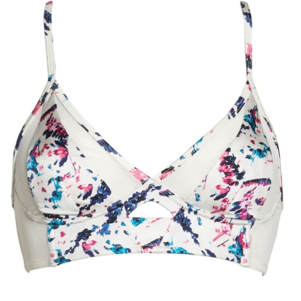 ❤️LAST ONE🎉HP🆕 Abstract Floral Longline Bralette - Picture 7 of 13